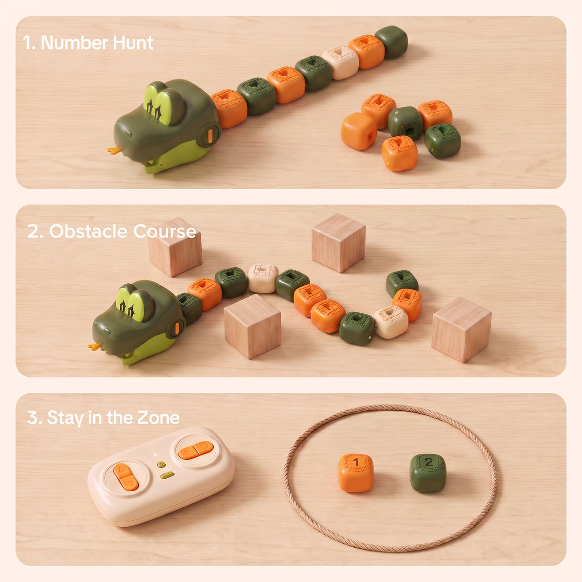 Snake Rumble – RC Snake Bean Chase Game